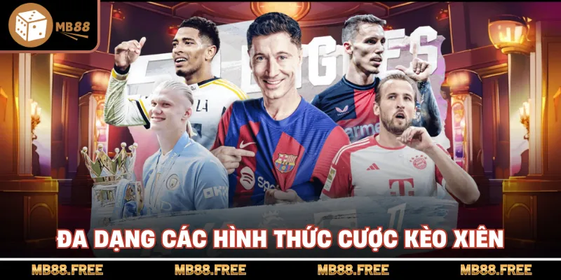 Đa dạng các hình thức cược kèo xiên