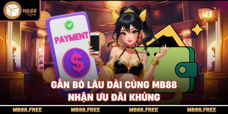 Gắn bó lâu dài cùng mb88 nhận ưu đãi khủng