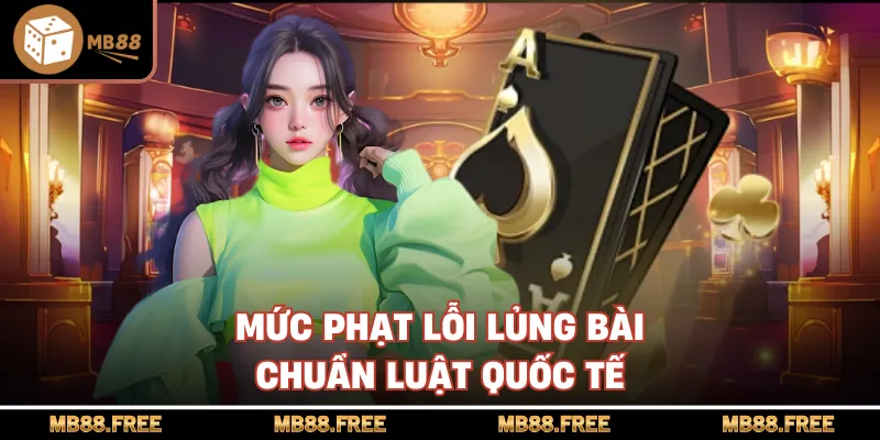 Mức phạt lỗi lủng bài chuẩn luật quốc tế